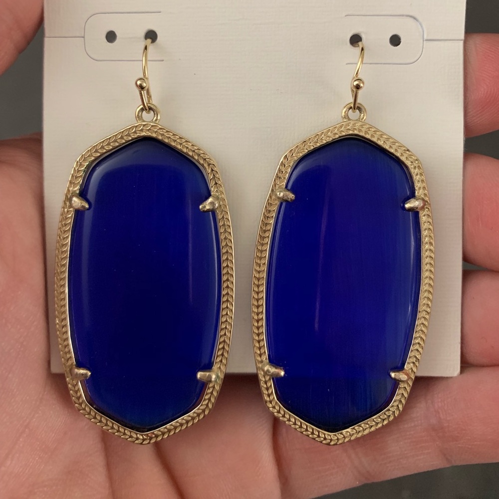 KS Cobalt Gold Danielle Earrings